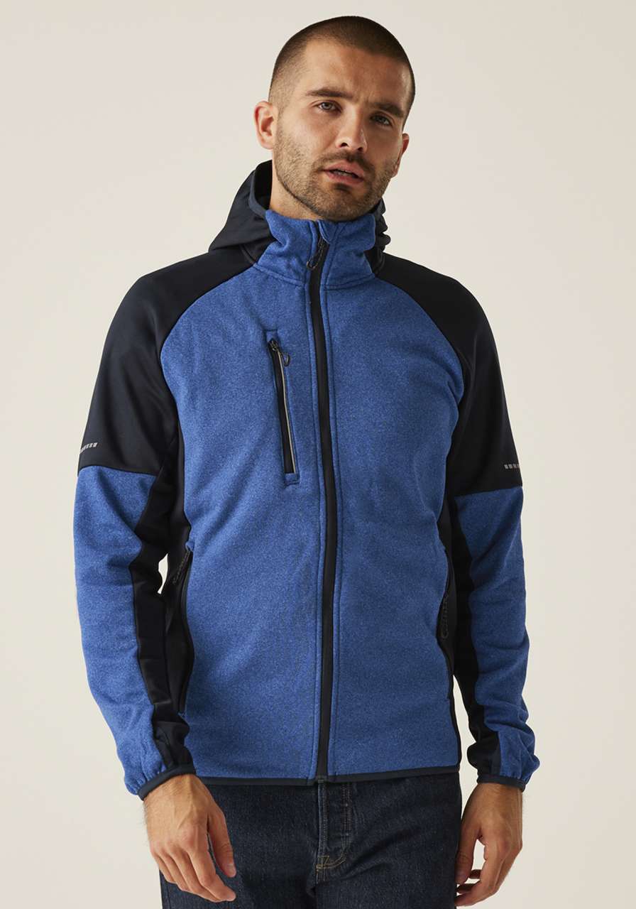 X-PRO COLDSPRING II HYBRID PERFORMANCE STRETCH HOODED FLEECE JACKET